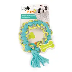 ALL FOR PAWS - Juguete para cachorros - Anillo multitextura