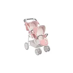MUÑECAS REBORN - Arias Coche gemelar para muñeca Universe y bolso 45x70x73cm