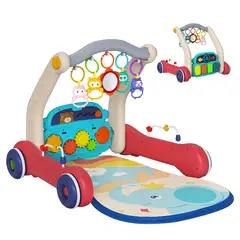 HUANGER - GIMNASIO ANDADOR CAMINADOR PARA BEBE 2 En 1 ELEFANTE