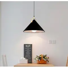 GENERICO - Lámpara Colgante Campana Black Led
