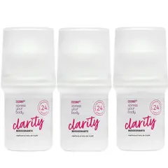 CYZONE - Pack x3 Clarity desodorante roll on de 50ml