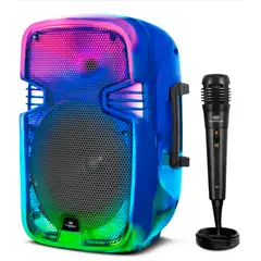 EVERSOUND - Parlante Portatil BRISTOL FX 8 EV1001 LED BT FM USB