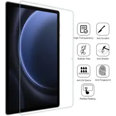 GENERICO - Mica Vidrio Para Samsung Galaxy Tab S10 FE S9 FE - Galaxy Tab S9 S8 S7