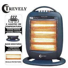 TREVELY - Calefactor Eléctrico TCH-040 1600 Watts