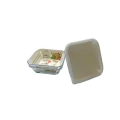 LIBBEY - Refractario de vidrio mediano 1.6 litros con tapa de plástico