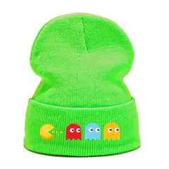 GENERICO - Beanie Pacman Verde Importada Gorro