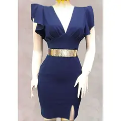 GENERICO - Vestido Casual Semilargo Moderno Yuli Moda Mujer