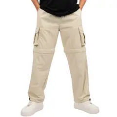 ENKI - Pantalones Cargo Convertible 2 En 1 Para Hombre Adulto