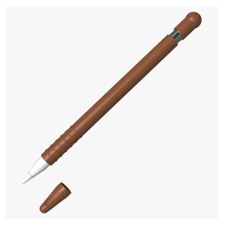 Funda case protector cobertor para apple pencil 1 marron
