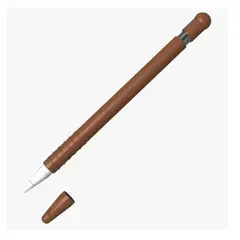 GENERICO - Funda case protector cobertor para apple pencil 1 marron