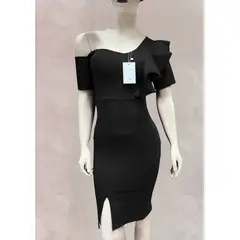 GENERICO - Vestido Casual Semilargo Moderno Leya Moda Mujer