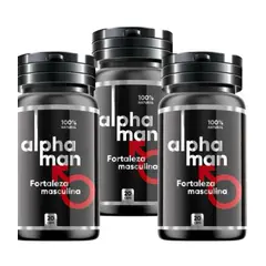 GENERICO - ALPHAMAN SUPLEMENTO NUTRICIONAL - PACK X3