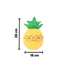 GENERICO - Peluche De Verano Con Sonido De Bolsa - Piña
