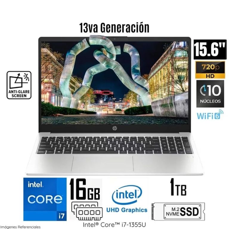 Laptop 250-G10 I7 1355U 16gb 1TB SSD 15.6 HD Negro
