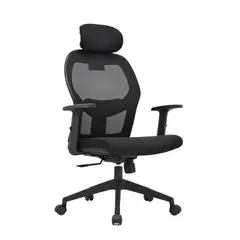 GENERICO - SILLA DE OFICINA PRESIDENCIAL ERGONÓMICA - NORUEGA NEGRO