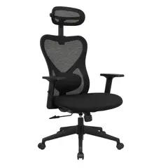 GENERICO - SILLA DE OFICINA PRESIDENCIAL ERGONÓMICA - BUG NEGRO