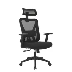 GENERICO - SILLA DE OFICINA PRESIDENCIAL ERGONÓMICA - DOLFIN NEGRO
