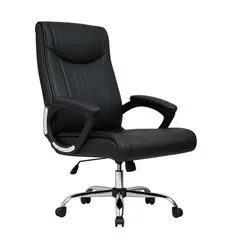 GENERICO - SILLA DE OFICINA PRESIDENCIAL ERGONÓMICA - VERA NEGRO