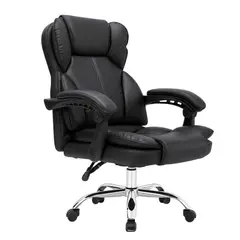 GENERICO - SILLA DE OFICINA PRESIDENCIAL ERGONÓMICA - DELTASRP NEGRO