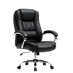 GENERICO - SILLA DE OFICINA PRESIDENCIAL ERGONÓMICA - ALBA NEGRO