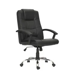 GENERICO - SILLA DE OFICINA PRESIDENCIAL ERGONÓMICA - BASIC NEGRO