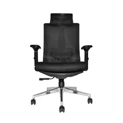 OFIDEAS - Silla De Oficina Reclinable Kum Con Reposapiés Color Negro