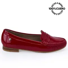 Viale - Zapato Mocasín Casual AVE-2511 Rojo Cuero