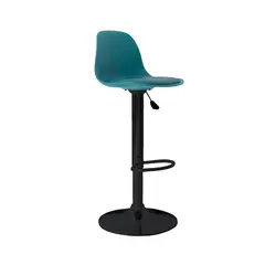 OFIDEAS - Silla Para Bar Regulable En Altura Luciana Turquesa