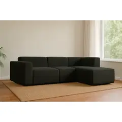 GENERICO - Sofá Seccional Karin - Gris Oscuro