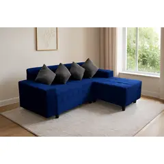 GENERICO - Sofá Seccional Chaisse - Azul