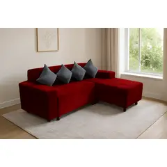 GENERICO - Sofá Seccional Chaisse - Rojo