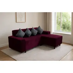 GENERICO - Sofá Seccional Chaisse - Vino