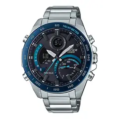 EDIFICE - Reloj ECB-900DB-1B Plateado Azúl Hombre