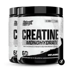 NUTREX RESEARCH - Pack x 02 Creatina Monohidratada Nutrex 300 gramos