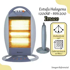 IMACO - Estufa Halogena HH1200 - 1200 watts