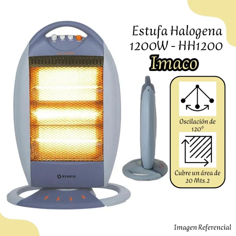Estufa Halogena HH1200 - 1200 watts
