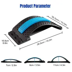 OEM - Soporte Lumbar Ergonómico Masajeador Corrector de Espalda Postura