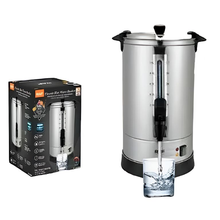 Hervidor Eléctrico De 10 Litros 1500w Plateado