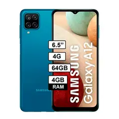 CELULAR GALAXY A12 64GB 4GB Color Azul