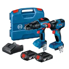 BOSCH - Taladro Percutor 12 GSB 18V-50 Llave de Impacto GDX 18V-200 18V