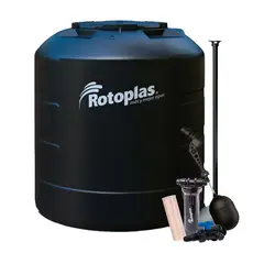 ROTOPLAS - TANQUE PLUS + 1100L SMA NEGRO
