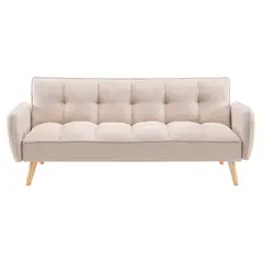 PAZART MUEBLES - SOFÁ CAMA FUTÓN MIRANDA BEIGE