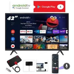 GENERICO - Led 42 Pulgadas Smart Android TV con control de voz S4201KU