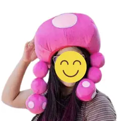 GENERICO - Gorro Toadette Peluche Importado Toad - Niños y Adutlos