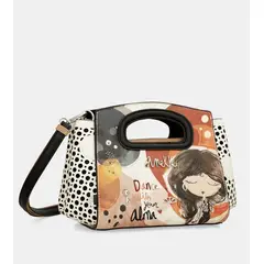 GENERICO - Crossbody con asa de mano-Anekke Alma