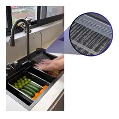 GENERICO - Lavadero de Cocina Multifuncional con cascada PREMIUN
