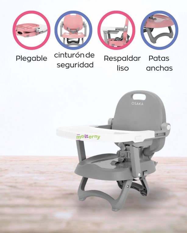 Silla de Comer «OSAKA»Grey