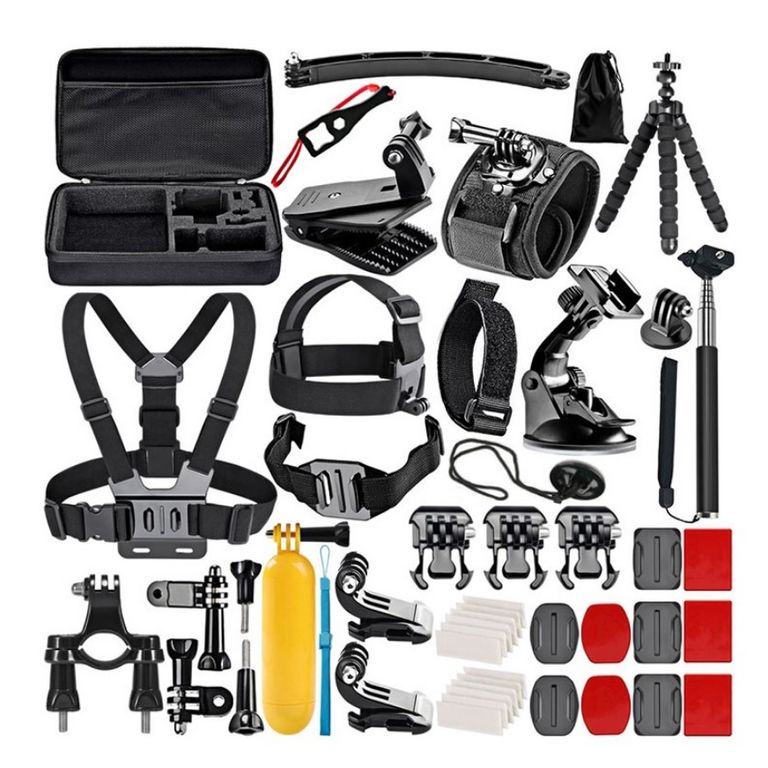 Kit Accesorios Para Camaras Deportivas Gopro - Maleta 40 Piezas