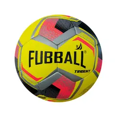 FUBBALL - PELOTA PROFESIONAL CUERO SINTÉTICO PU N5 AMARILLO TRIDENT