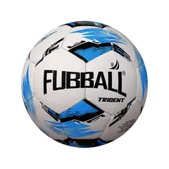 FUBBALL - PELOTA PROFESIONAL CUERO SINTÉTICO PU N5 CELESTE TRIDENT